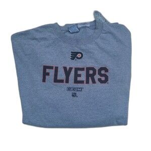 Vtg Philadelphia Flyers Long Sleeve Shirt CCM NHL